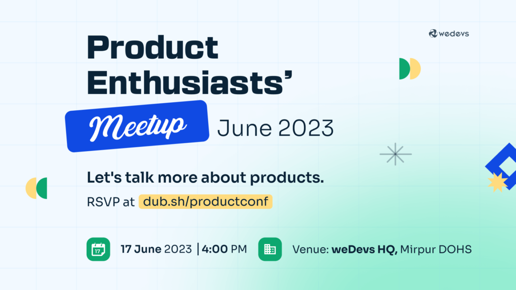Product enthusiasts' meetup june2023